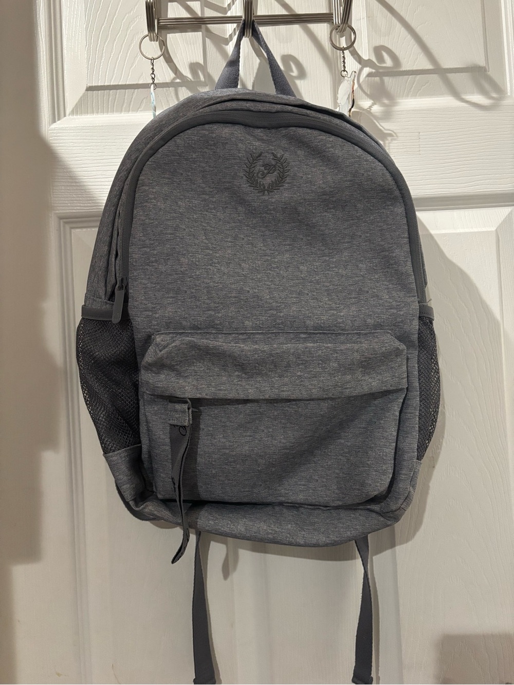 PINK Victoria's Secret Heather Gray Daypack Backpack